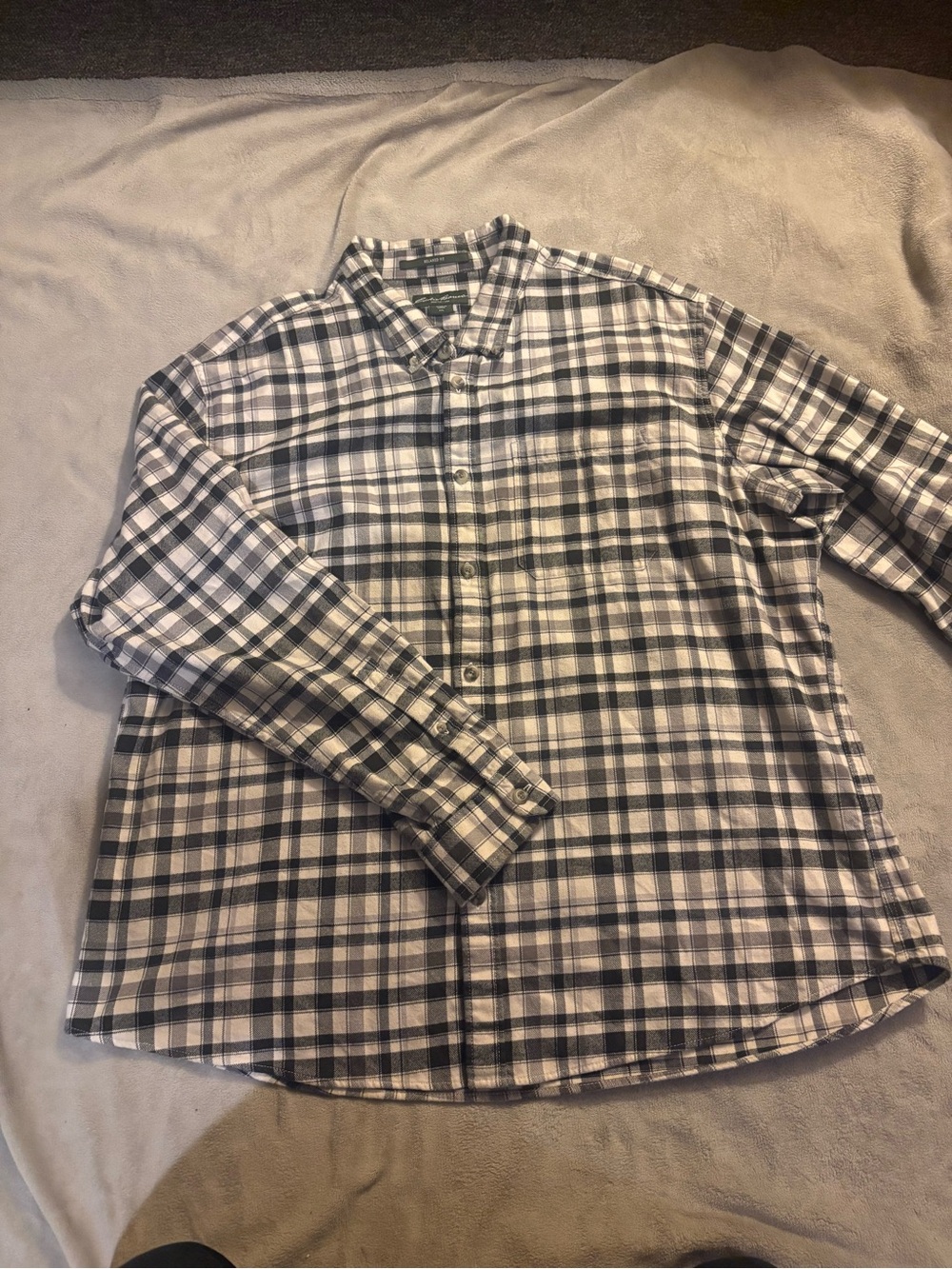 Eddie Bauer Men’s Relaxed Fit Flannel Shirt